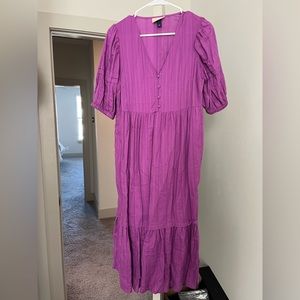 Target purple midi dress